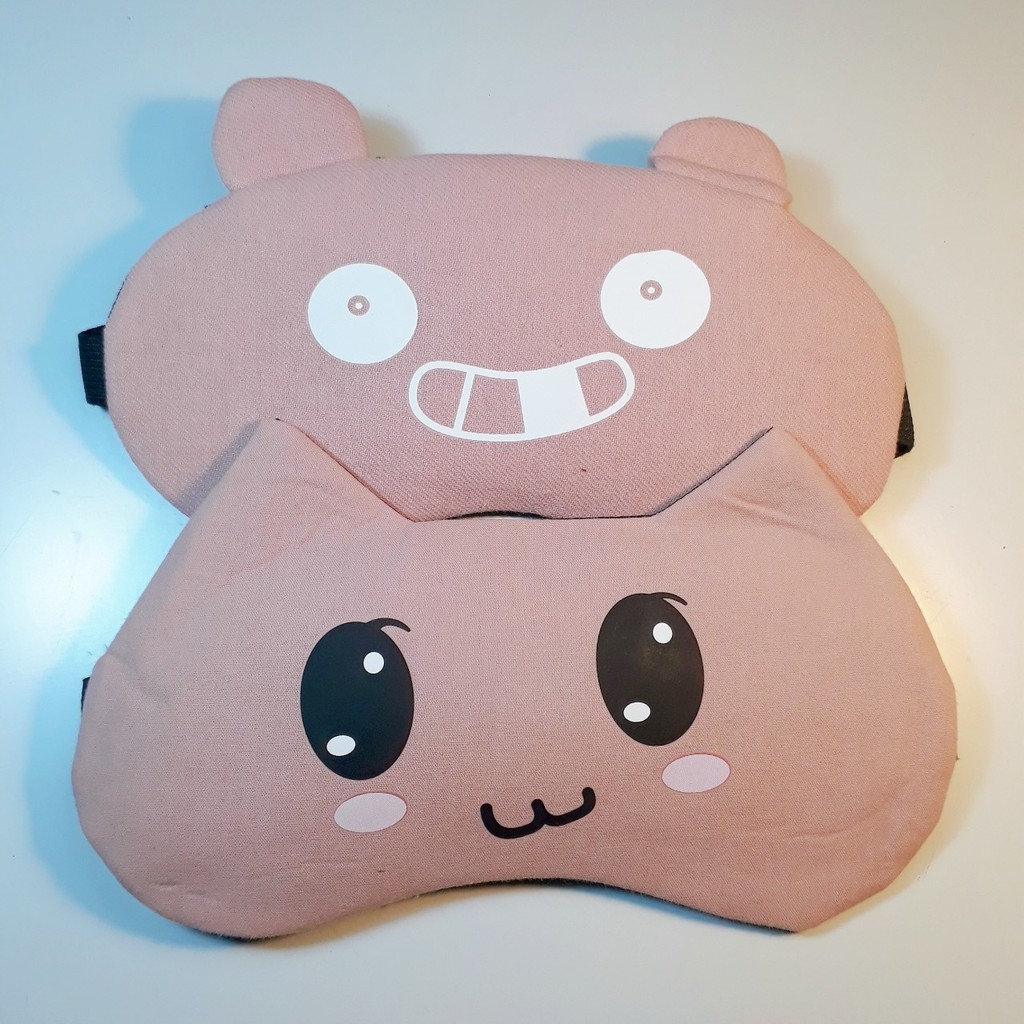 Che mắt ngủ hình tai gấu,tai mèo