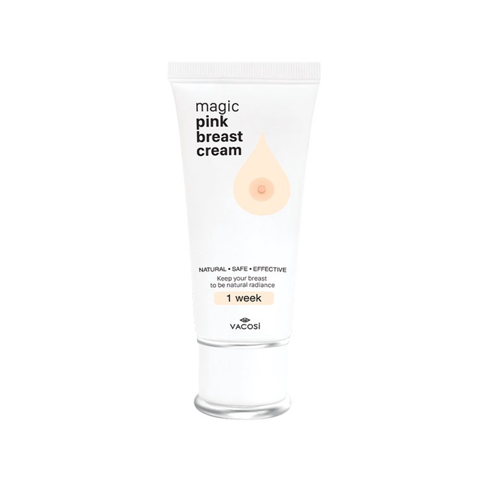 [CHÍNH HÃNG] Kem Dưỡng Da Cho Vùng Ngực, Làm Hồng Nhũ Hoa Vacosi Magic Pink Breast Cream 30ml