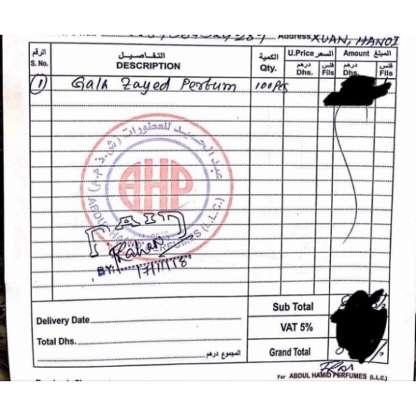 🔥 🔥 ( Giá sỉ tốt nhất ) Nước hoa đại bàng Ghala Zayed Luxury siêu đẳng cấp - có giấy tờ mua bán tại Dubai | Thế Giới Skin Care