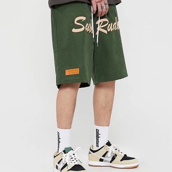 Quần Short Nam In Chữ Thời Trang Hàn Quốc quần dài unisex jogger nam fashion bigsize quần thun ngắn
