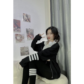 QUẦN LEGGING THOM + ÁO KHOAC THOM