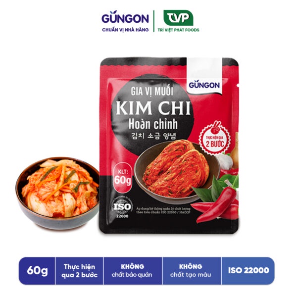 GIA VỊ MUỐI KIM CHI HOÀN CHỈNH GUNGON 60G