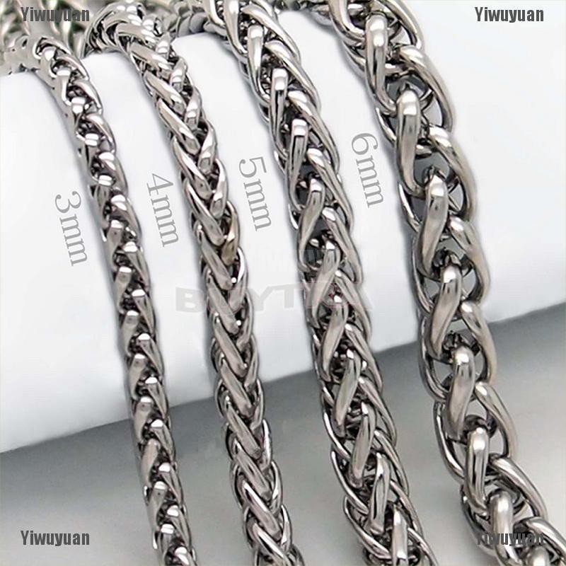 Dây Xích Bằng Thép Không Gỉ 3 / 4 / 5 / 6MM