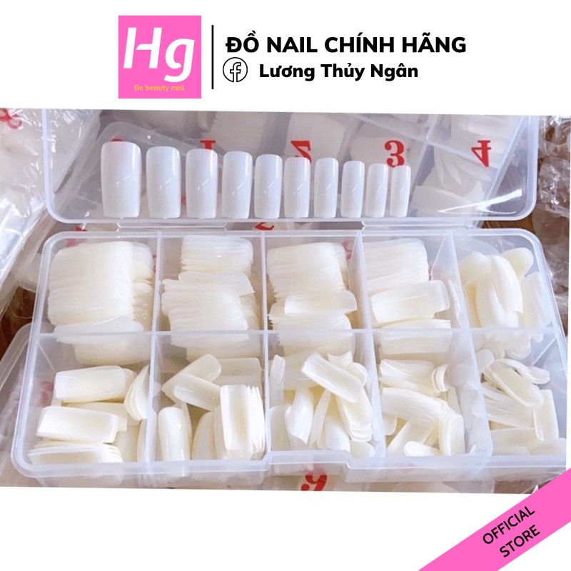 Móng Úp Chân Phom Dài Hộp 500 Móng Đủ Size
