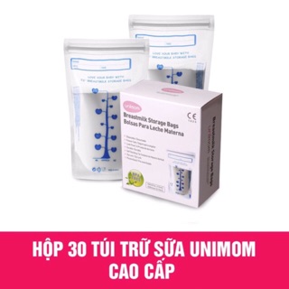 Túi trữ sữa Unimom Compact hộp 30 túi 210ml Hàn Quốc