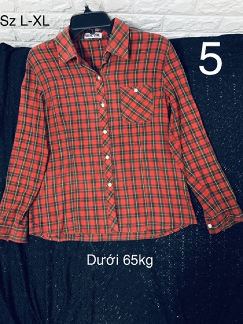 Áo Sơmi caro nữ
