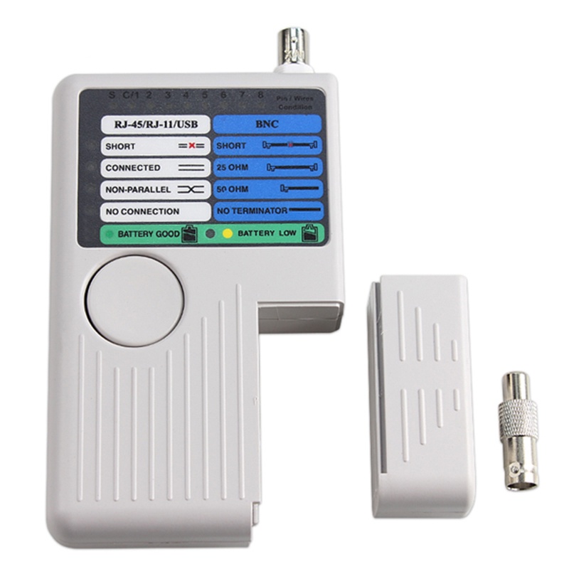 Thiết Bị Kiểm Tra Cáp Mạng Từ Xa RJ11 RJ45 USB BNC LAN Cho UTP STP LAN