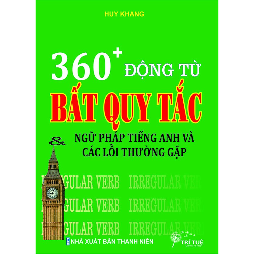 Sách - 360 + động từ bất quy tắc & ngữ pháp tiếng Anh và các lỗi thường gặp thumbnail