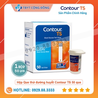 Combo Que thử đường huyết Bayer Contour TS, 50 que, 100 que, 150 que