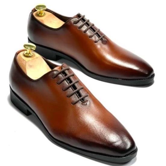Giày tây nam công sở cao cấp da bò thật bảo hành 1 năm kiểu dáng Oxford thời thượng - Mã T05