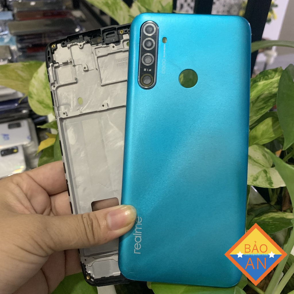 bộ vỏ redmi 5i gồn xương lưng và nút bấm