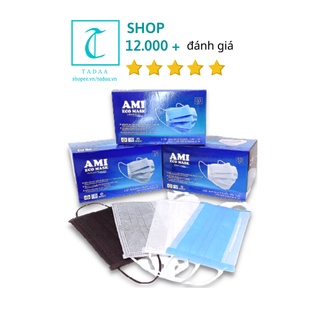 Combo 2 hộp khẩu trang y tế 4 lớp AMI Eco Mask( 100c/2 hộp)