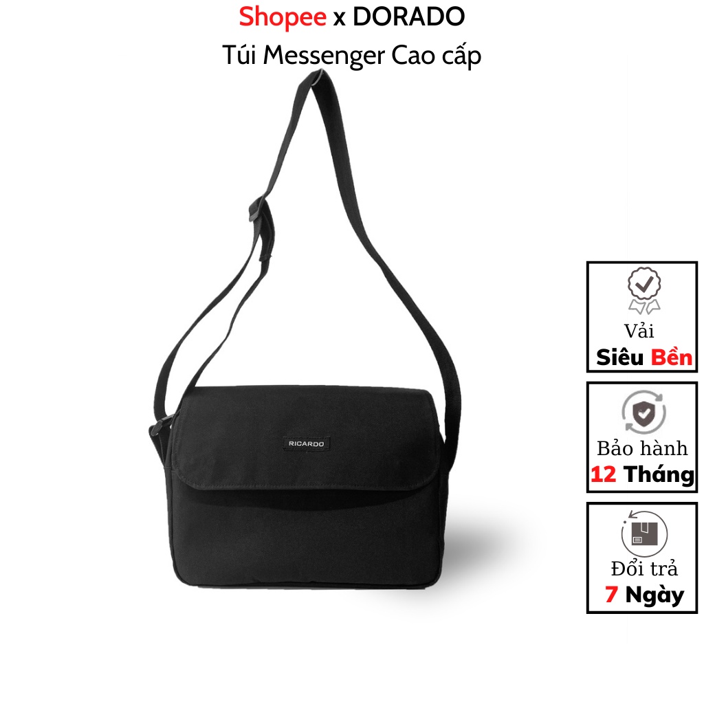 Túi đeo chéo unisex nam nữ Messenger ,Túi đéo chéo nam vải oxford cao cấp chống thấm nước thương hiệu Ricardo – TC02