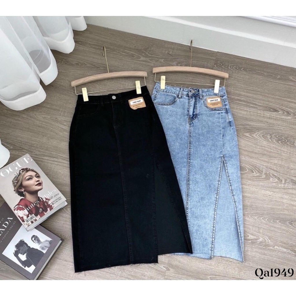 VÁY JEAN DÀI XẺ ĐÙI | BigBuy360 - bigbuy360.vn