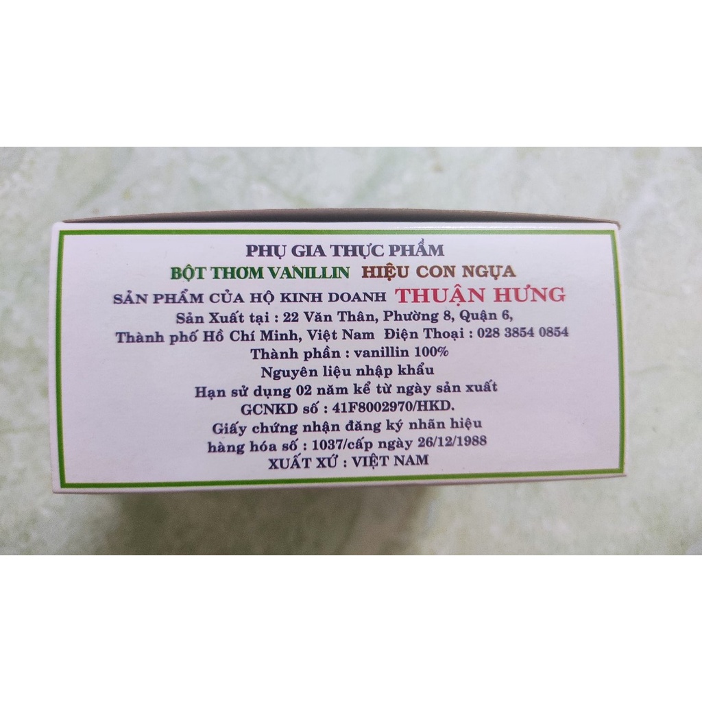 bột vani Thuận Hưng (100 ống)