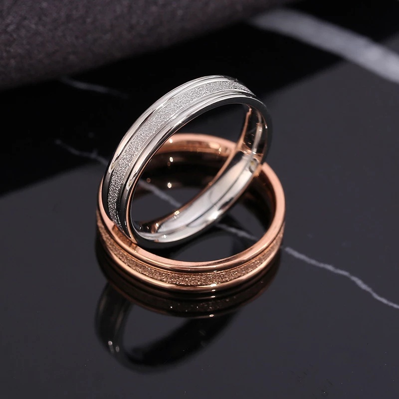Nhẫn Thời Trang Nam Nữ Bằng Thép Không Gỉ