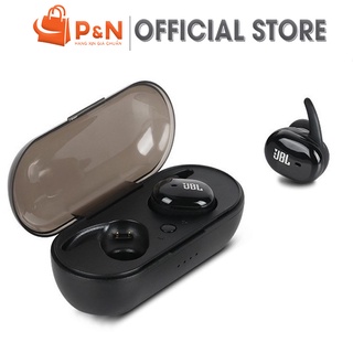 Tai nghe bluetooth 2 tai không dây JBL kèm dock sạc TWS4 (Giao màu ngẫu nhiên)