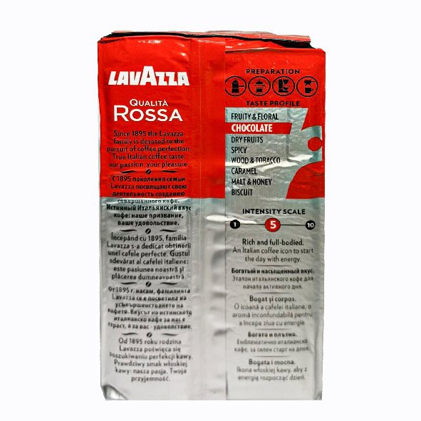 CÀ PHÊ BỘT LAVAZZA COFFEE QUALITA ROSSA 250G | BigBuy360 - bigbuy360.vn