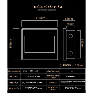Danh Mục Tủ Điện Âm Tường Merlineu