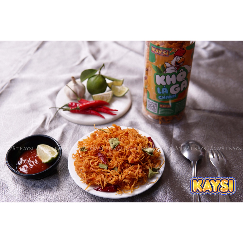 Khô gà lá chanh 300g Kaysi đồ ăn vặt Hà Nội | BigBuy360 - bigbuy360.vn