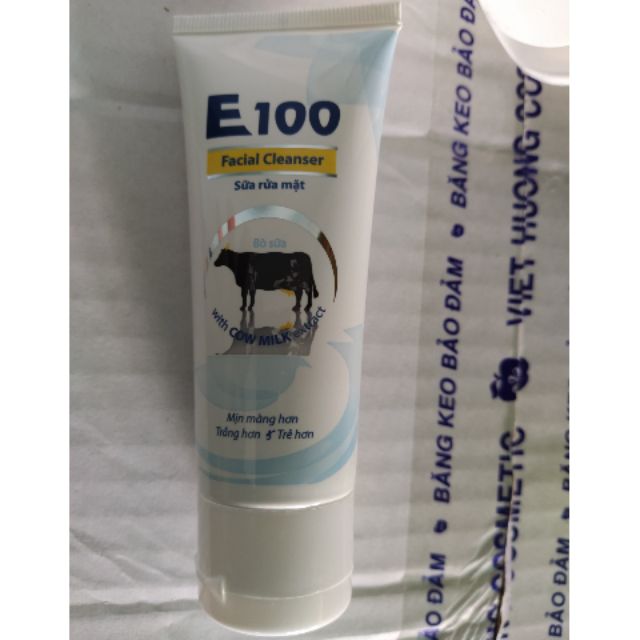 Combo 2 tuýp Sữa rửa mặt E100 Bò 80ml