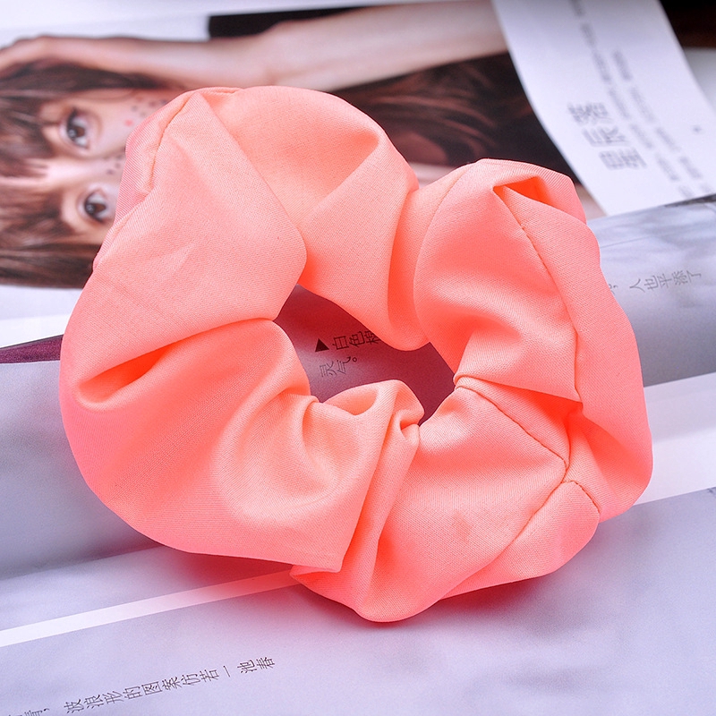 Dây buộc tóc màu trơn xinh xắn thời trang nữ