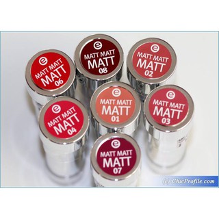 SON LÌ ESSENCE MATT MATT MATT LIPSTICKS - THU ĐÔNG 2017 ( 02, 04, 05, 06,07)