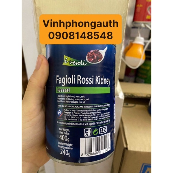 Đậu Đỏ - Red Kidney Beans 400g EUFOOD