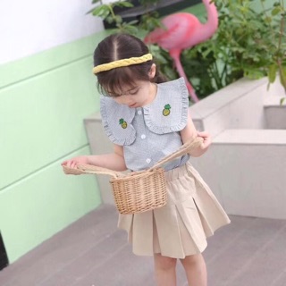 Set váy dứa bé gái
