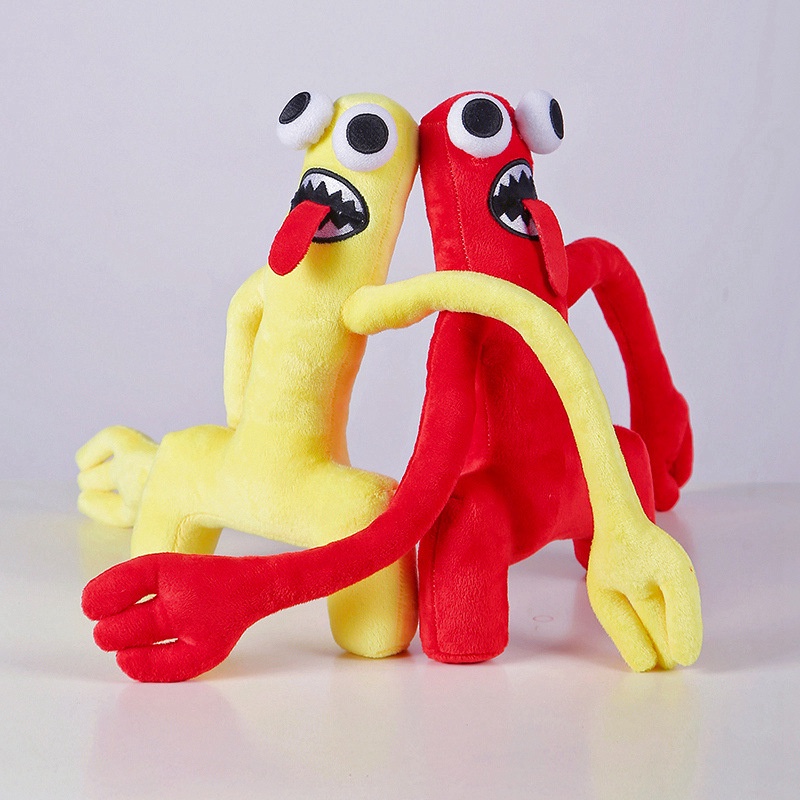 Roblox Rainbow Friends Búp Bê Nhồi Bông Hình Cầu Vồng Màu Xanh Lá / Xanh Dương NS3