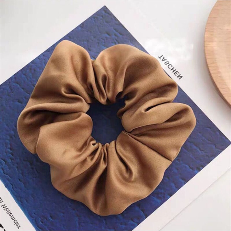 [Quà tặng] Dây buộc tóc Scrunchies nhiều màu sắc phong cách Hàn Quốc (Giao ngẫu nhiên)