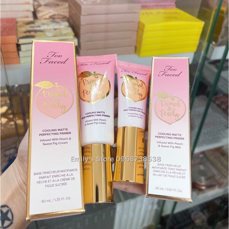 Kem lót kiềm dầu Too Faced – Primed & Peachy