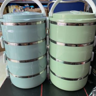 CÀ MEN giữ nhiệt lúa mạch 4 tầng ( GIAO MÀU