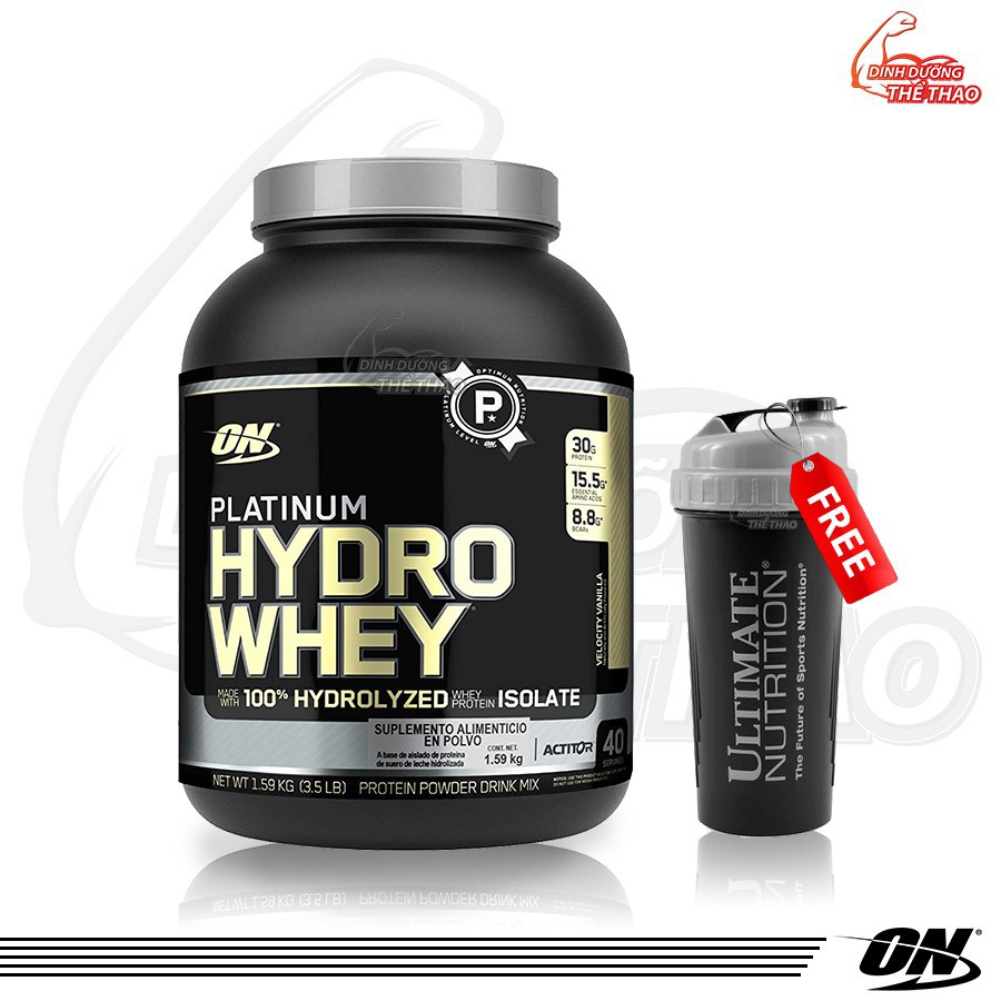 Sữa Dinh Dưỡng Tăng Cơ 100% Hydro Whey tinh khiết ON Platinum Hydro Whey 3.5 Lbs