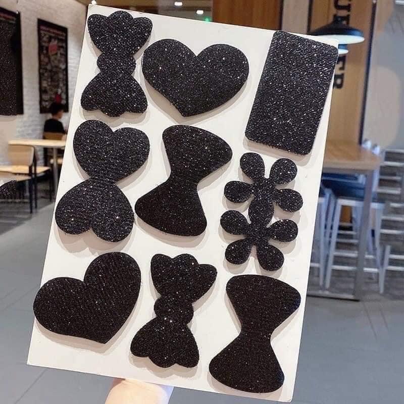 Miếng Dán Cố Định Tóc Thời Trang Hàn Quốc Hình Nơ Xinh Xắn