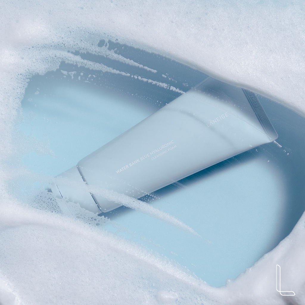 (chọn quà  tặng thêm) Sữa Rửa Mặt Laneige Dưỡng Ẩm, Làm Sạch Da 150g Water Bank Blue HA Cleansing Foam