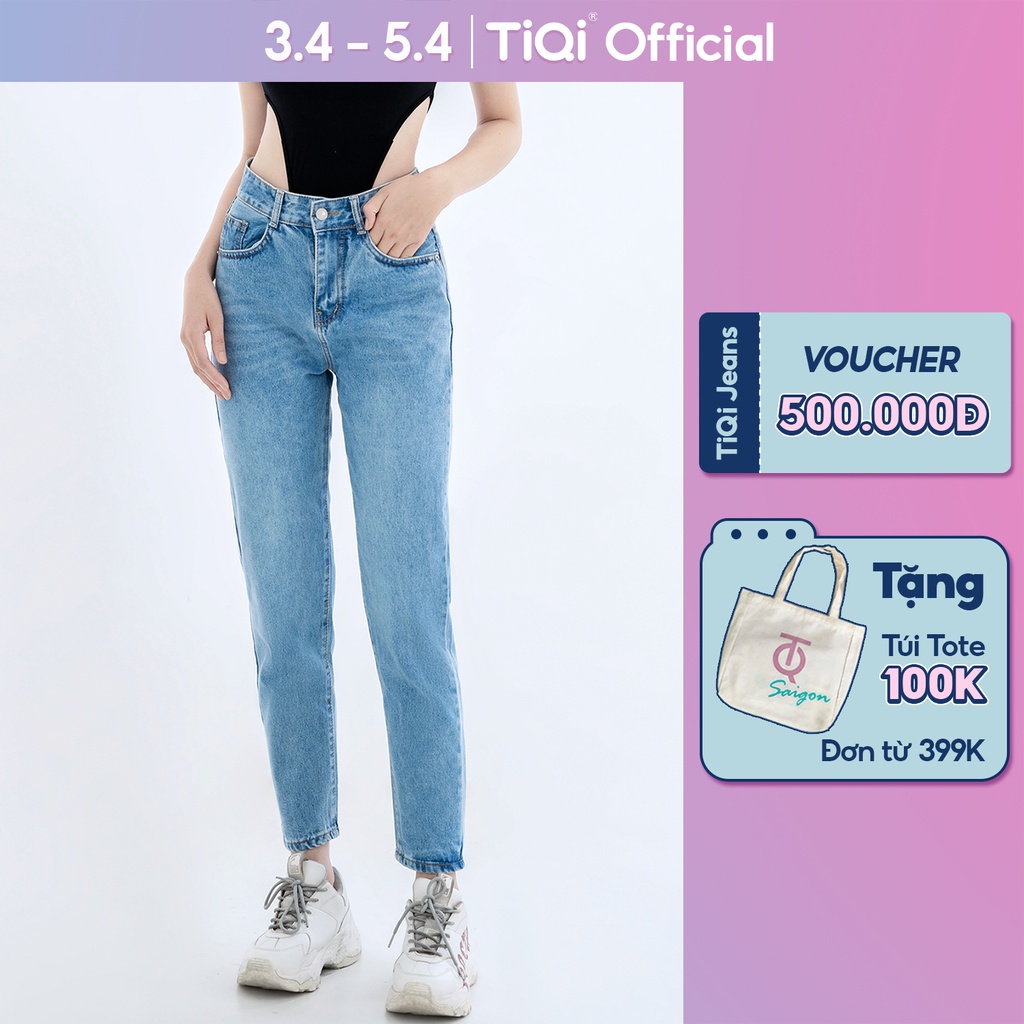 Quần Baggy Jean Trơn Hot Trend  TiQi Jeans B1-211