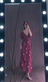 Đầm maxi hoa