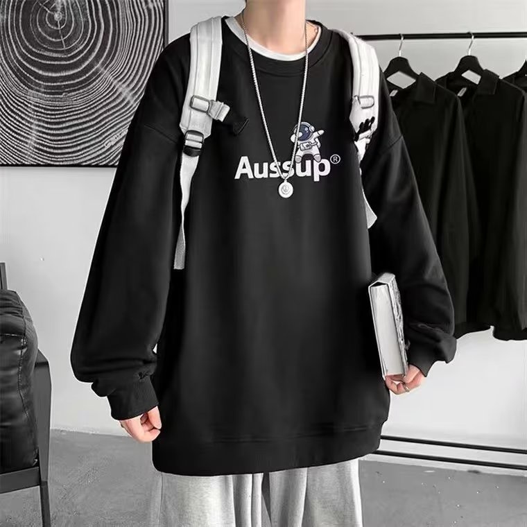 Áo Nỉ Tay Dài In Hình Phi Hành Gia Phong Cách Hip Hop Cho Nam