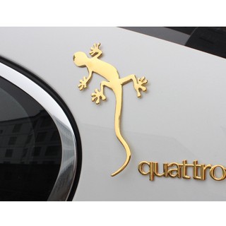 Logo thạch sùng dán trang trí xe ô tô