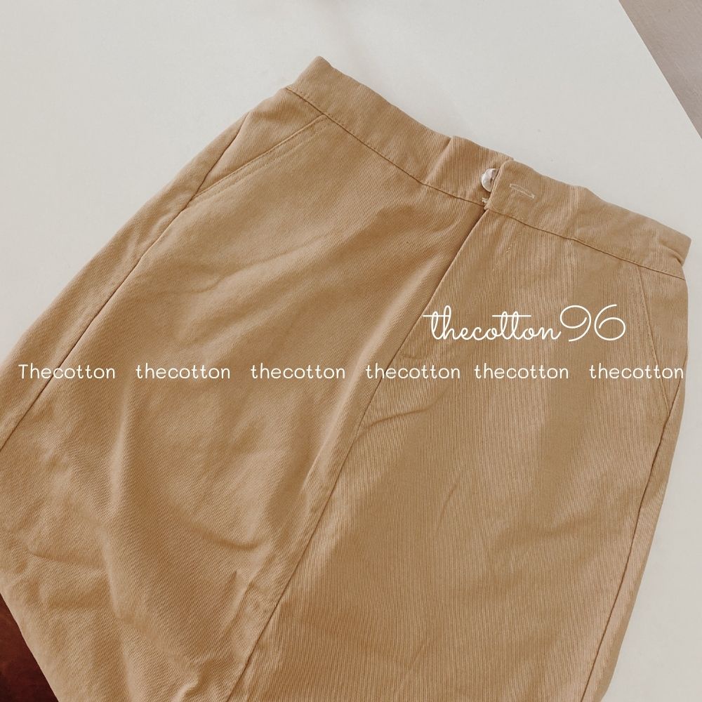 Chân váy kaki dáng dài trẻ trung năng động Váy chữ A chất liệu kaki cao cấp co giãn siêu hot