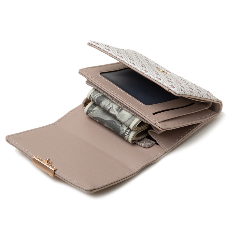 Ví Nữ Ngắn Da PU Thời Trang