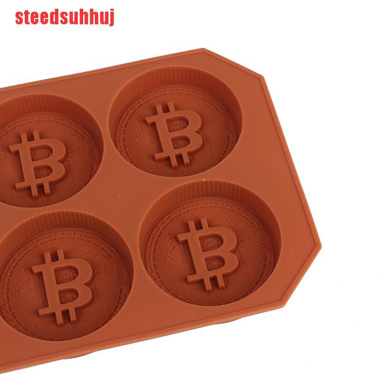 Khuôn Làm Đá / Sô Cô La / Bánh Pudding / Đá Hình Đồng Tiền Bitcoin Tiện Dụng