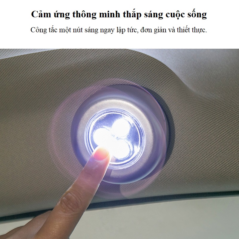 Đèn led dán tường (dùng pin) bật là sáng cực kì tiện dụng Teddy Bears store