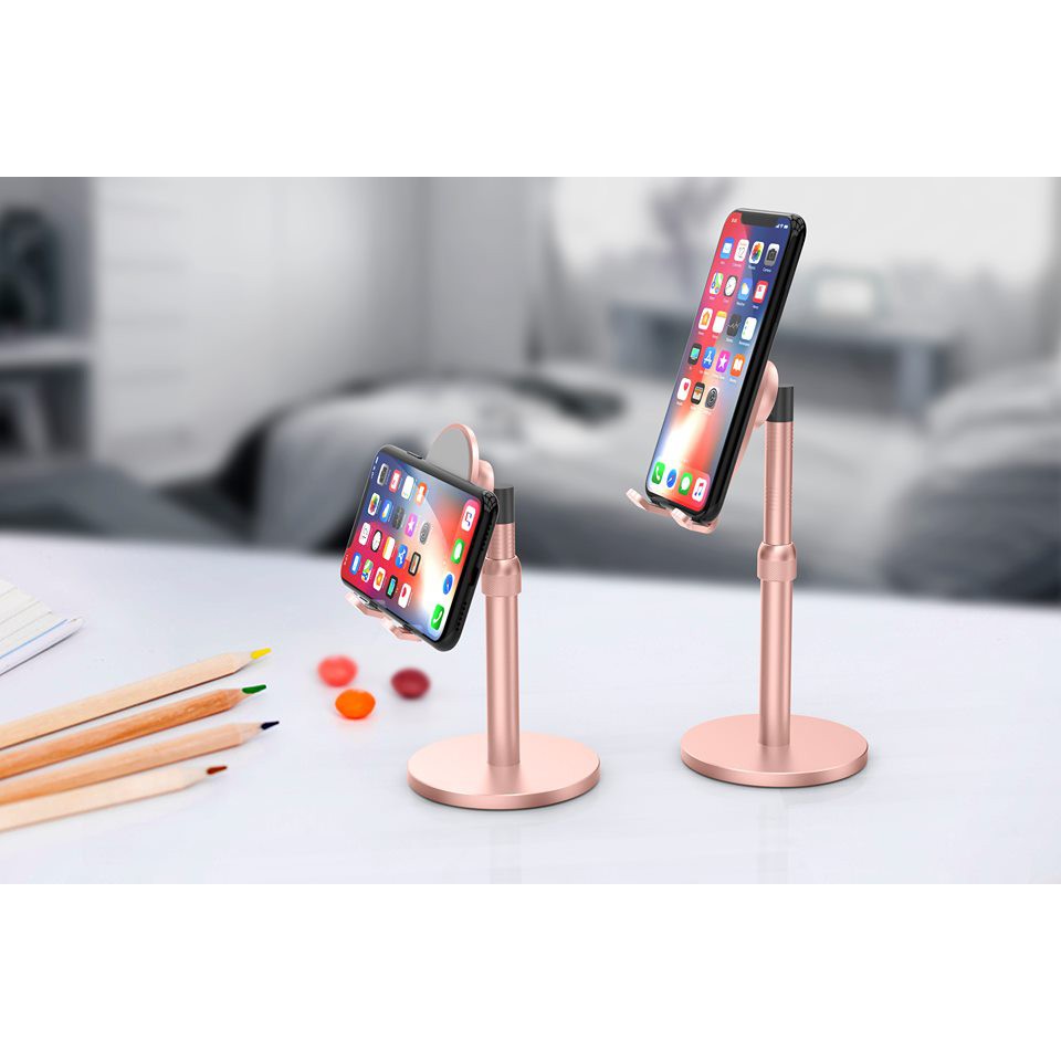 [Mã 2404EL10K giảm 10K đơn 20K] Stand nhôm kê iPhone/ iPad có thể thay đổi được góc nghiêng, độ cao