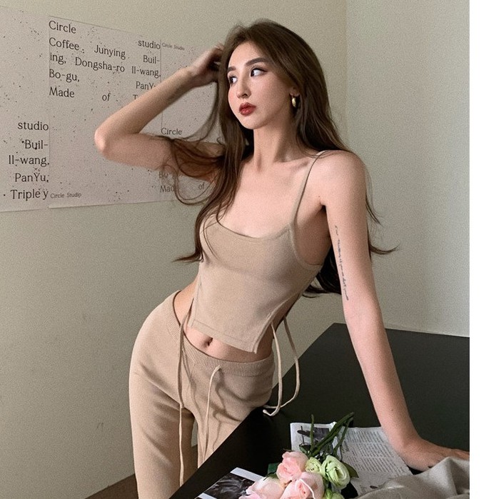 Quần Yếm Dài Phong Cách Retro Thời Trang Cho Nữ