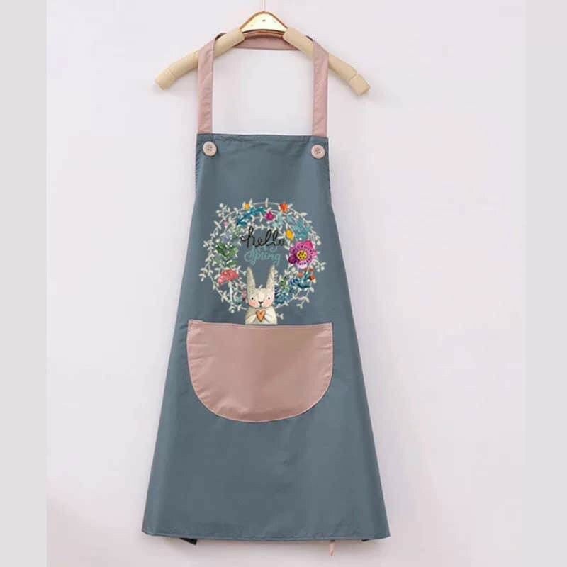 TẠP DỀ CHỐNG NƯỚC, CHỐNG DẦU IN HÌNH THỎ XINH XẮN