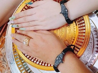 🎀 Vòng RaHu Chùa Rahu Thái Lan (Mạnh) 🎀