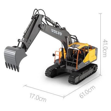 Bộ Đồ Chơi Máy Xúc Điều Khiển Từ Xa E568 1:16 3 Trong 1