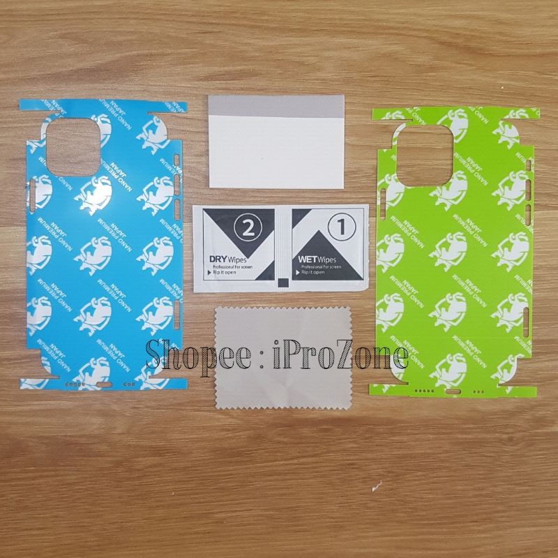 Dán PPF 4 lớp full lưng + viền cho IPhone 11 , 12 , 13 , 14 Pro Max , Xs Max , Xr  , Mini . Dễ dán tạng tool dán